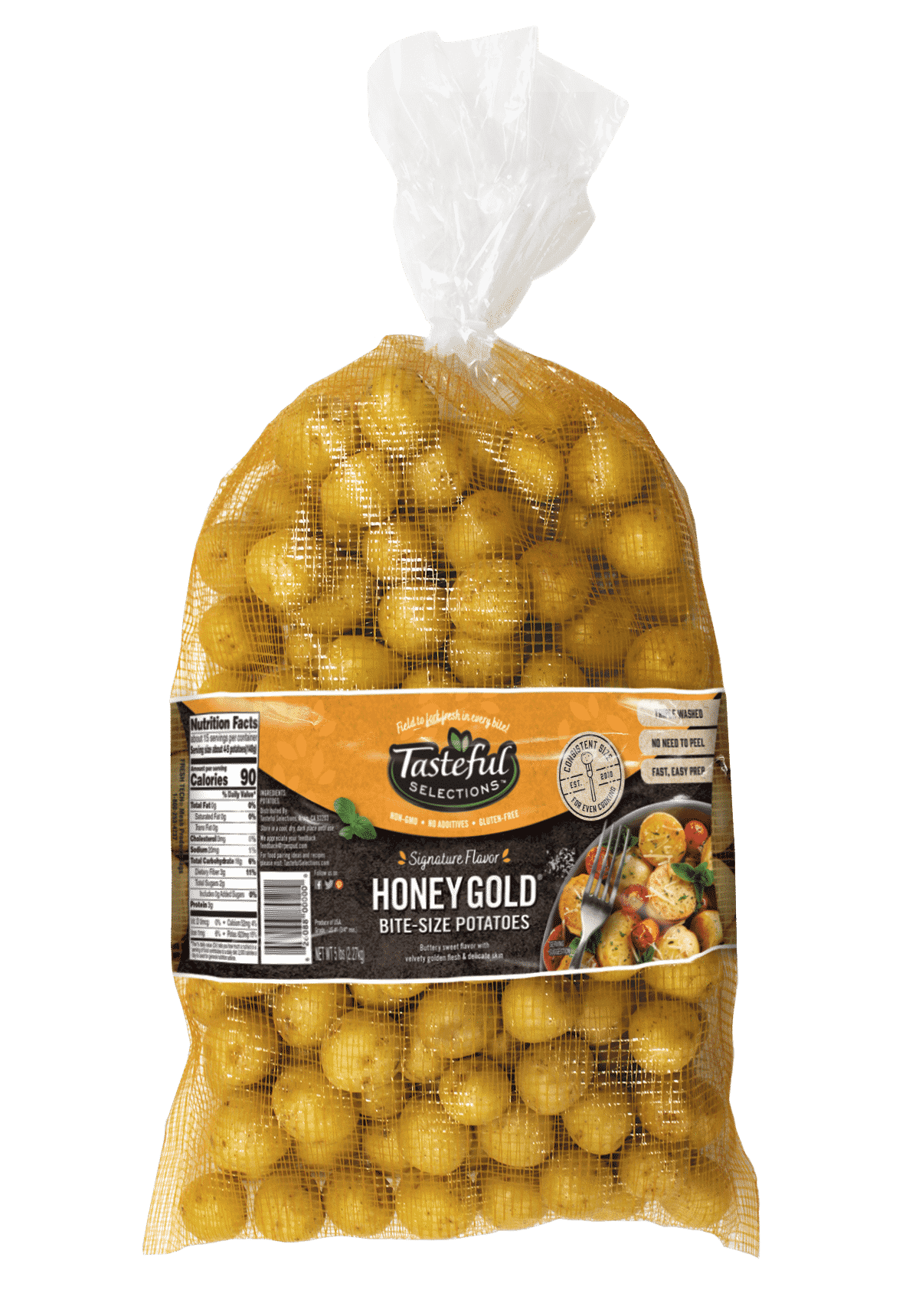 Tasteful Selections Honey Gold Bite-Size Potatoes Mesh Bellyband