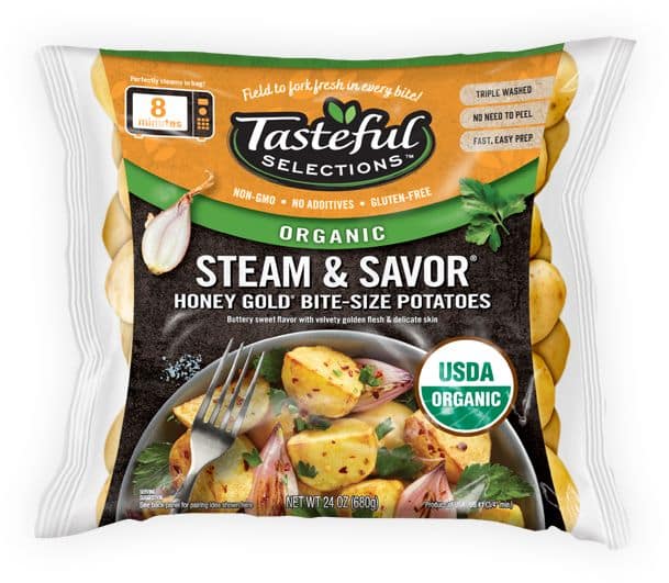 Tasteful Selections Organic Steam & Savor Honey Gold Bite-Size Potatoes