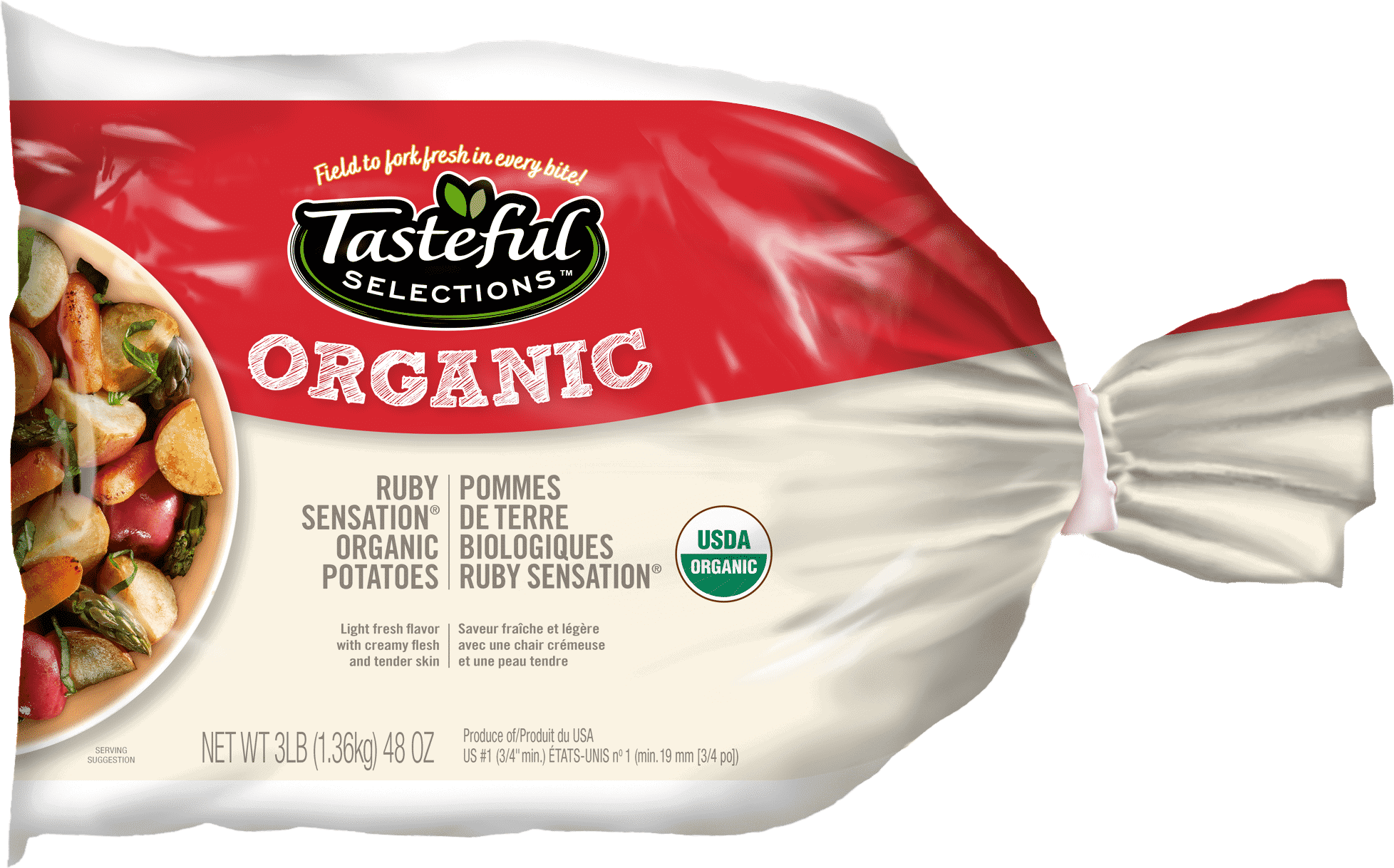 Tasteful Selections Organic Ruby Sensation Potatoes Poly Mesh
