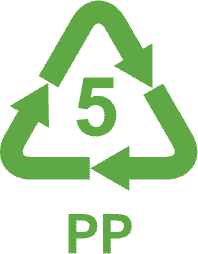 #5 PP Recycling Symbol