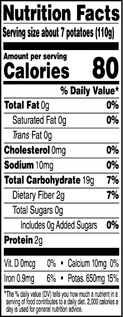 Tasteful Selections Organic Ruby Sensation 1-Bite Mesh Nutrition Facts