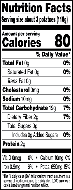 Tasteful Selections Organic Ruby Sensation 2-Bite Mesh Nutrition Facts