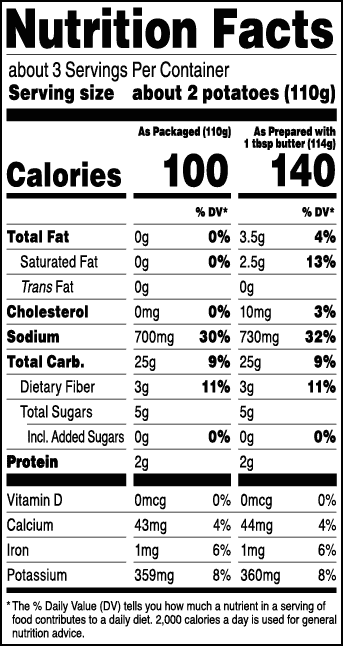 Tasteful Selections Organic Season & Savor Sea Salt & Herb Nutrition Facts