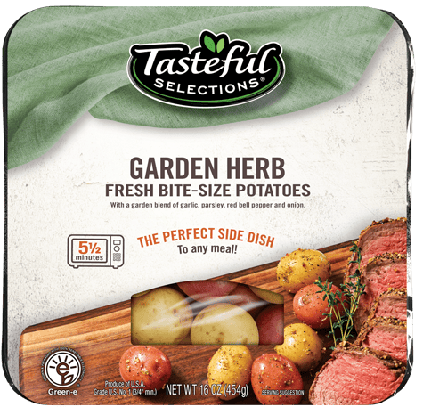 Garden Herb Bite-Size Potatoes Micro Tray