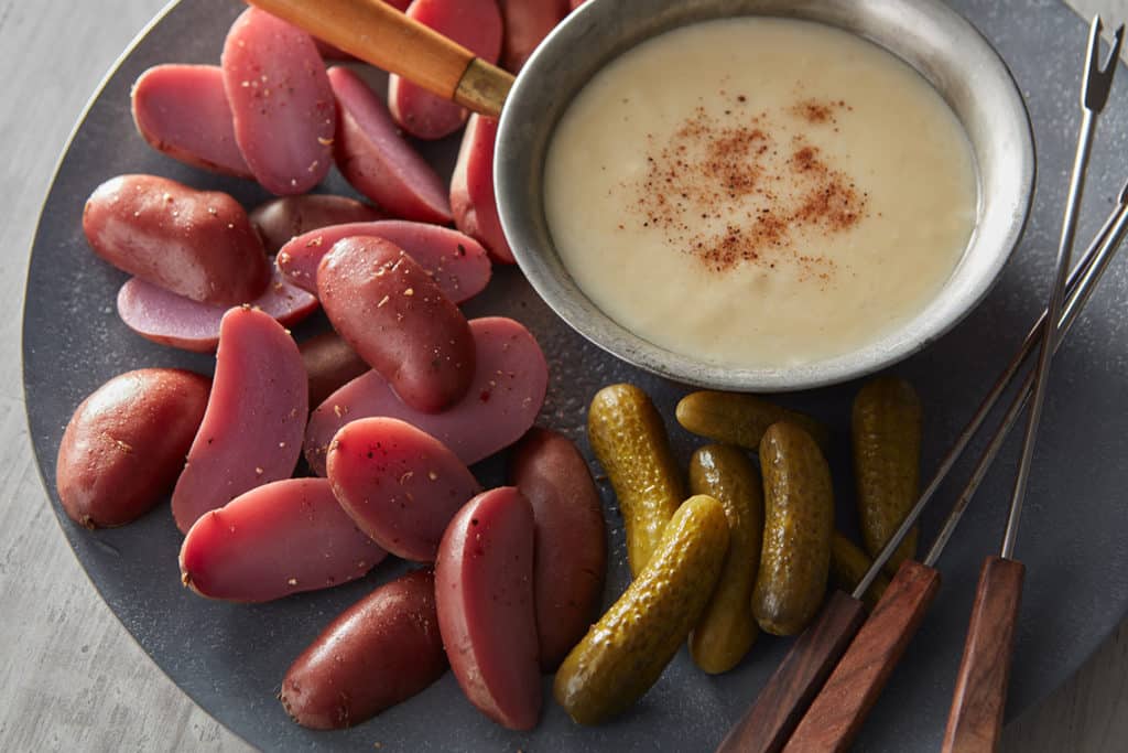 Quick Potato Recipes Cheesy Potato Fondue