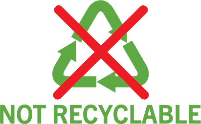 Not Recyclable Symbol