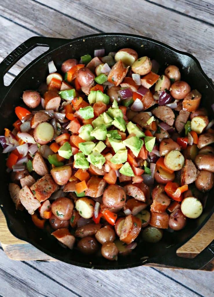 Skillet Sausage & Breakfast Potatoes