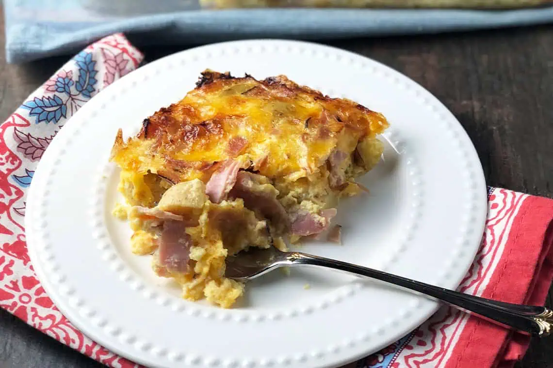 Cheesy Breakfast Potato Casserole