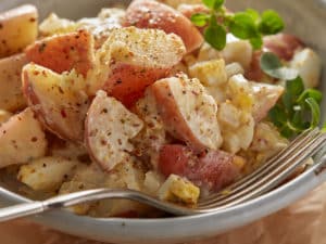 Recipe for Creole Potato Salad made with baby potatoes (1)