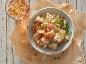 Recipe for Creole Potato Salad made with baby potatoes (2)