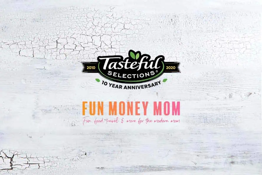Tasteful Selections graphic for Fun Money Mom Partnership