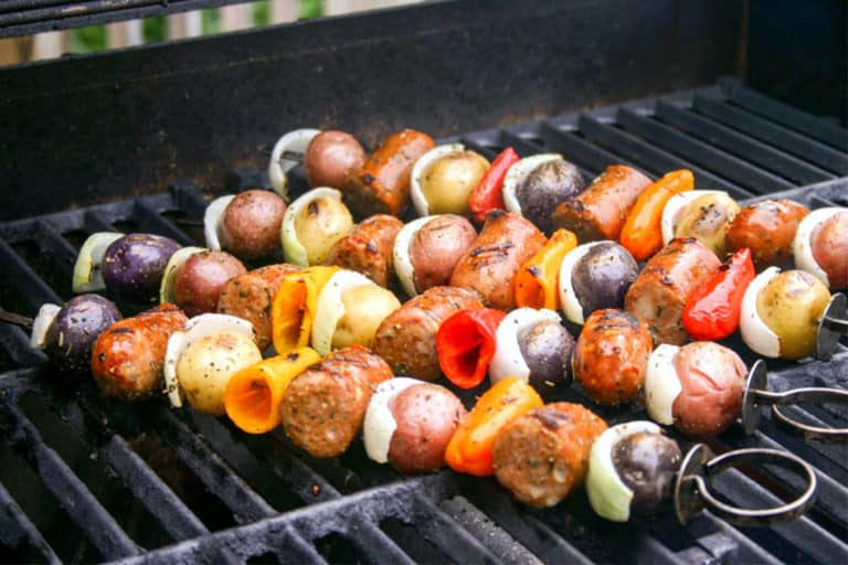 Italian Skewers recipe made with baby potatoes