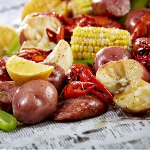 Recipe for Low Country Boil Seafood Boilers made with baby red potatoes (10)