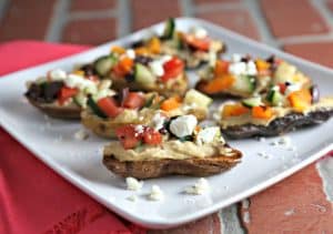 Recipe for Mediterranean Potato Bruschetta made with fingerling potatoes (1)