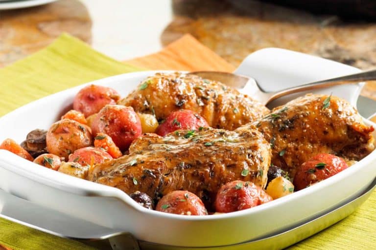 Recipe for Quick and Healthy Slow Cooker Chicken and Potatoes made with small potatoes