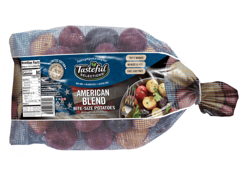 Tasteful Selections 3lb Vertical Mesh Bag of American Blend small potatoes