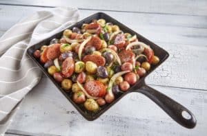 Tasteful Selections recipe for Weeknight One-Dish Nibbles Skillet made with Sunrise Medley baby potatoes (19)