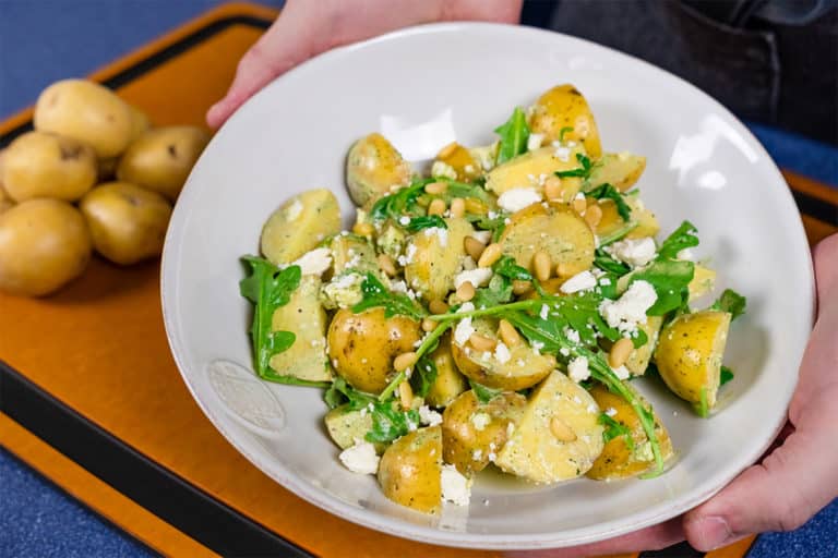 Recipe for Honey Gold Green Goddess Potatoes