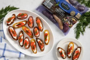 Tasteful Selections recipe for Sunset Fingerlings Lox