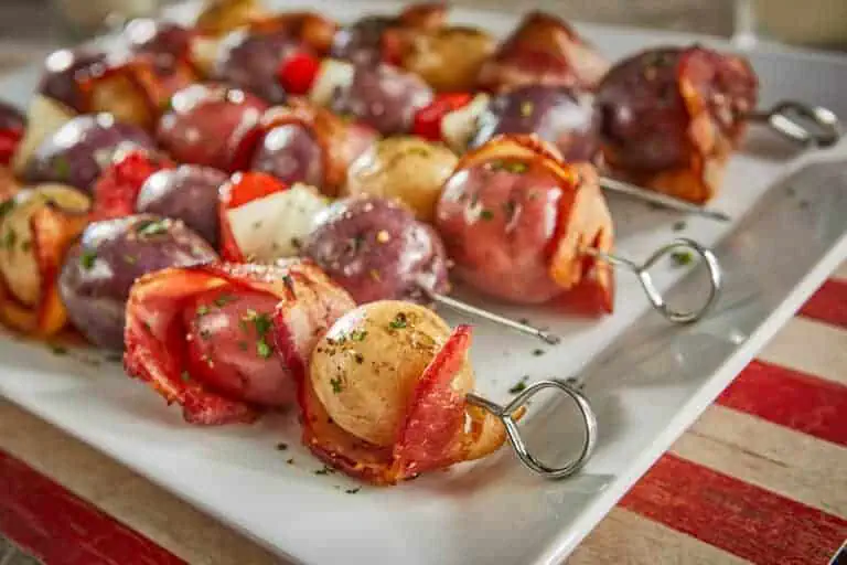 Bacon & Potato Skewers