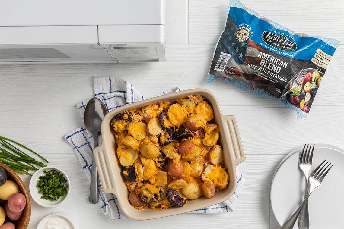 Roasted Mini Potatoes with Herbs and Garlic - The Endless Meal®