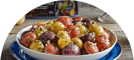 Seasoned Potatoes in a Bowl