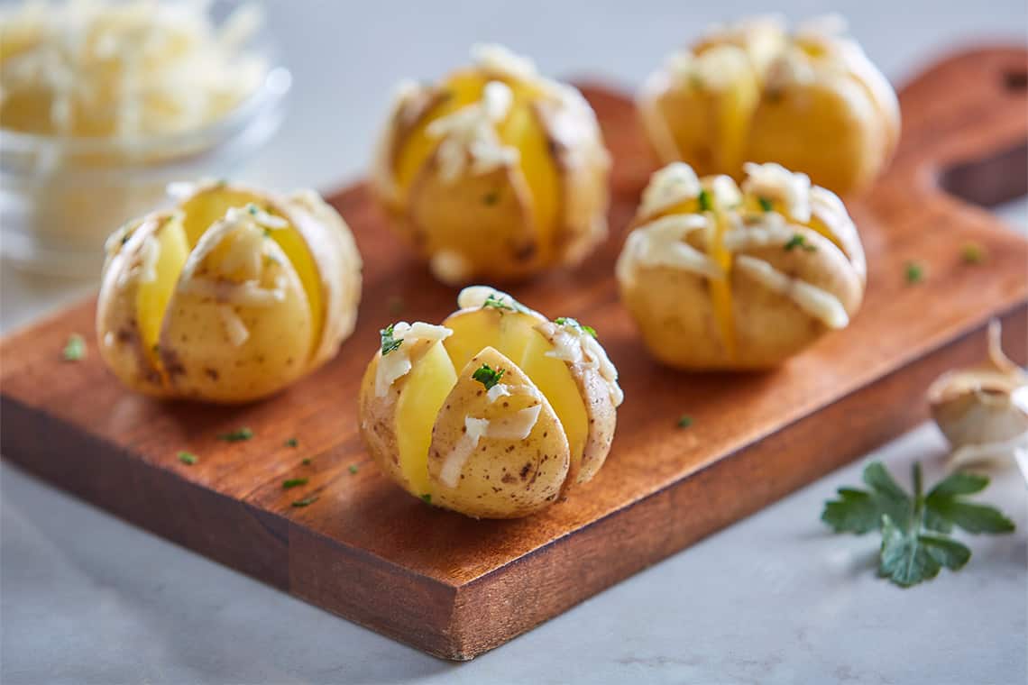 Parmesan Potato Blossoms