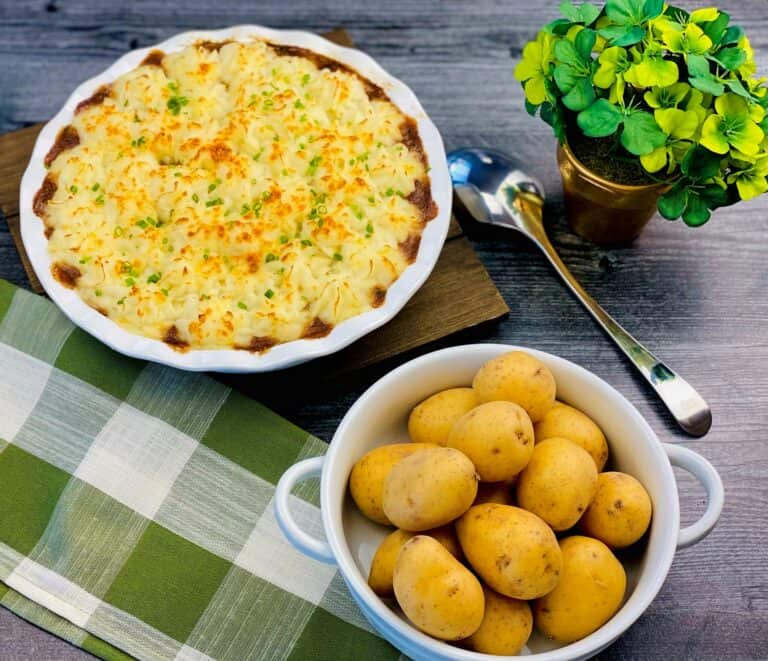 Shepherd's Pie with Irish Cheddar Mashed Potatoes