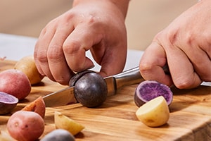 Step 1 - Cut Potato