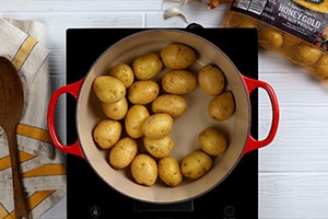 Soak potatoes