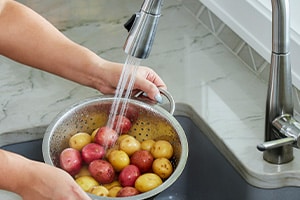 Step 3 - Rinse Potatoes