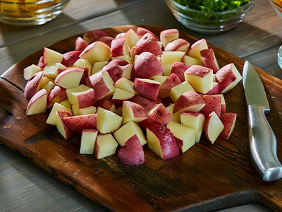 1. Dice Potatoes