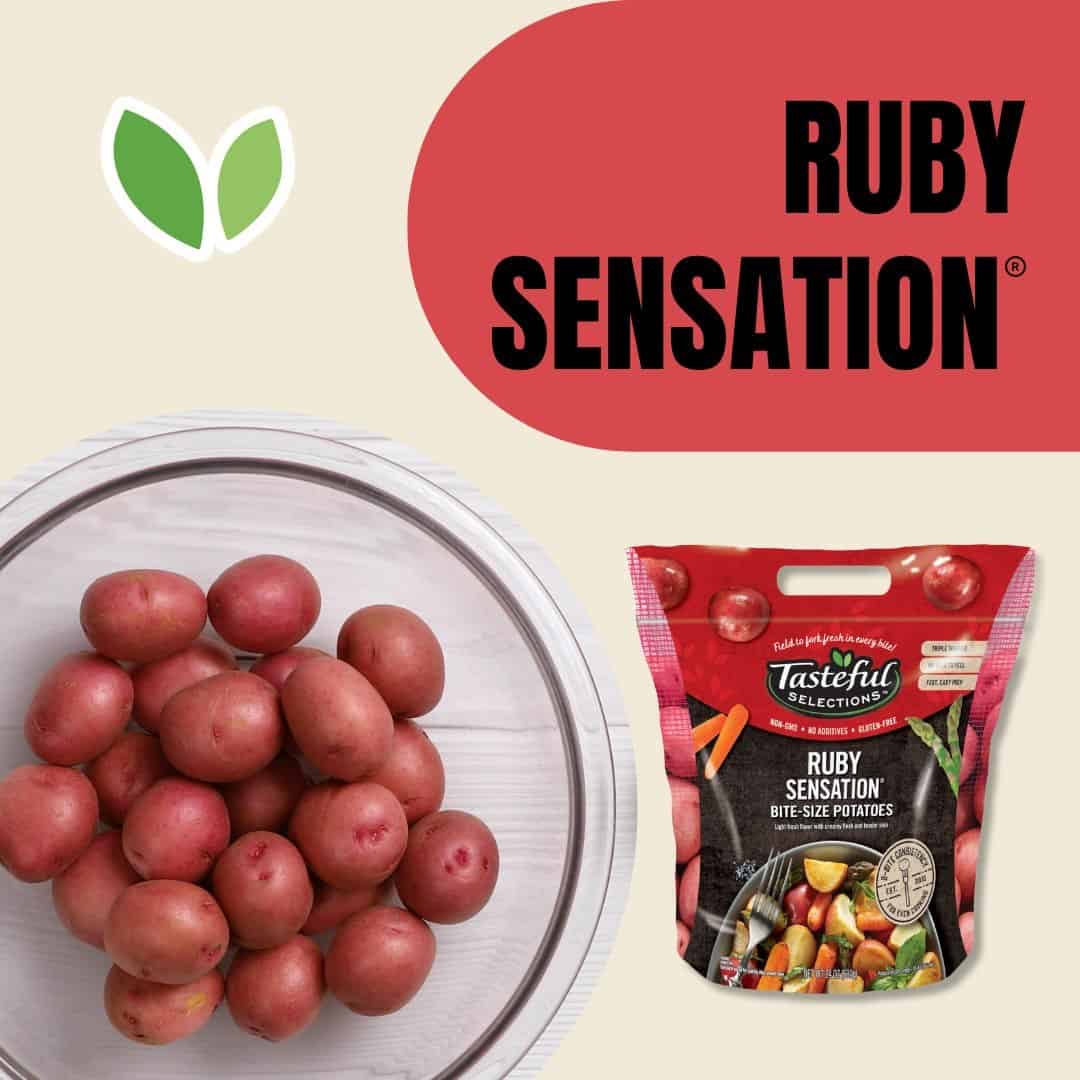 Experience the irresistible taste of our Ruby Sensation® baby red potatoes! Their creamy flesh and tender skin, coupled with a light fresh flavor, make them the perfect addition to salads or a quick weeknight feast. Available in various bite sizes and packaging, including organic options!
https://bit.ly/36TT0RB
#rubyredpotatoes #rubyred #redpotatoes