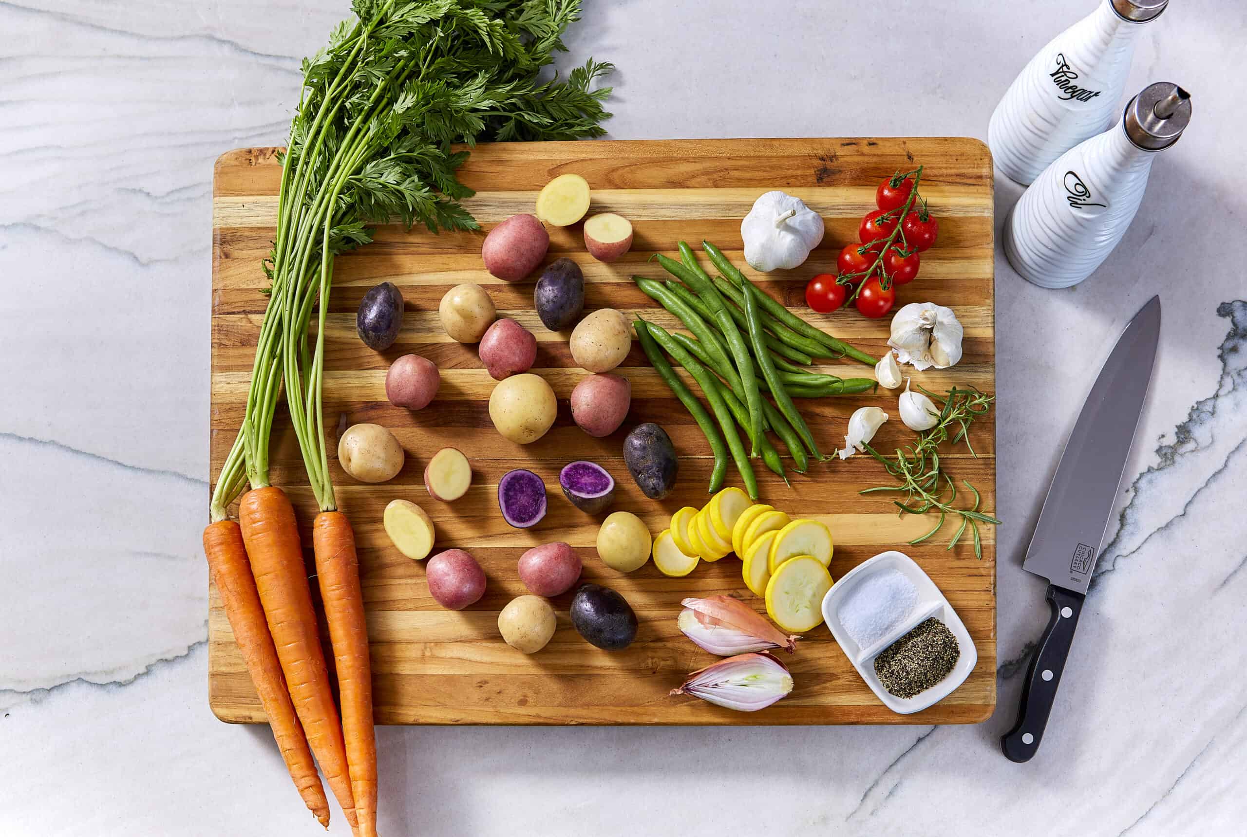 Vegetables on a cutting board