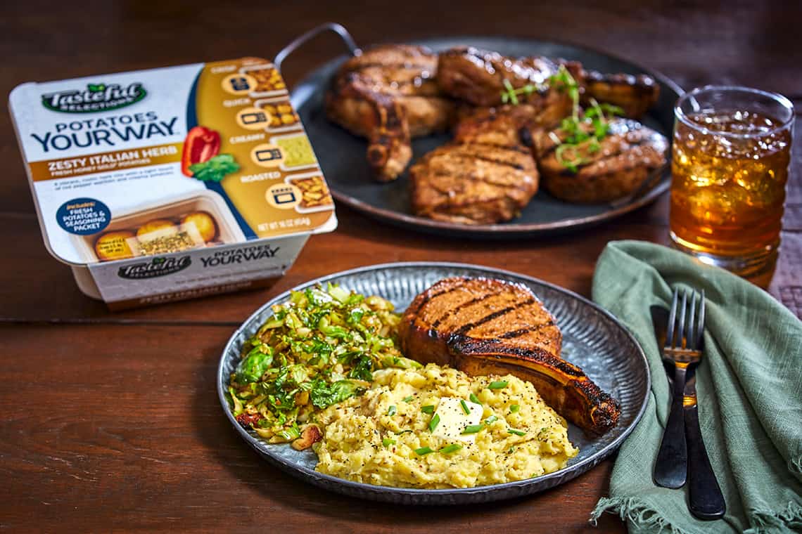 Blackened Grilled Pork Chops