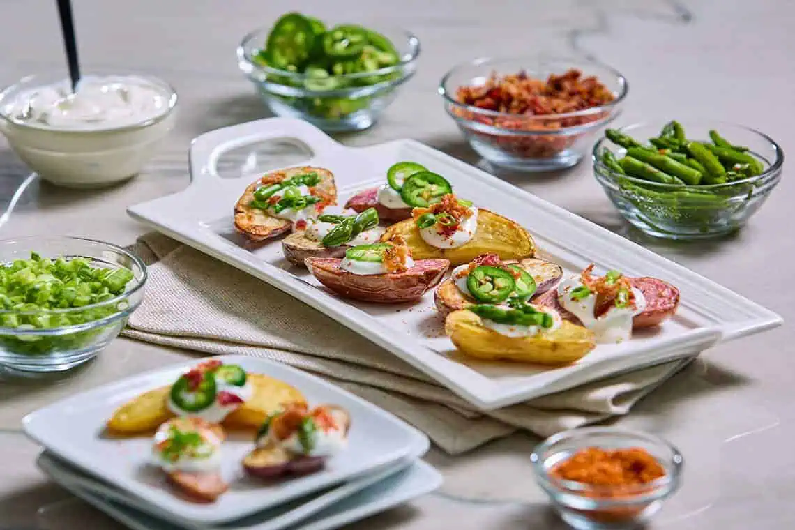 Fingerling Baked Potato Bites