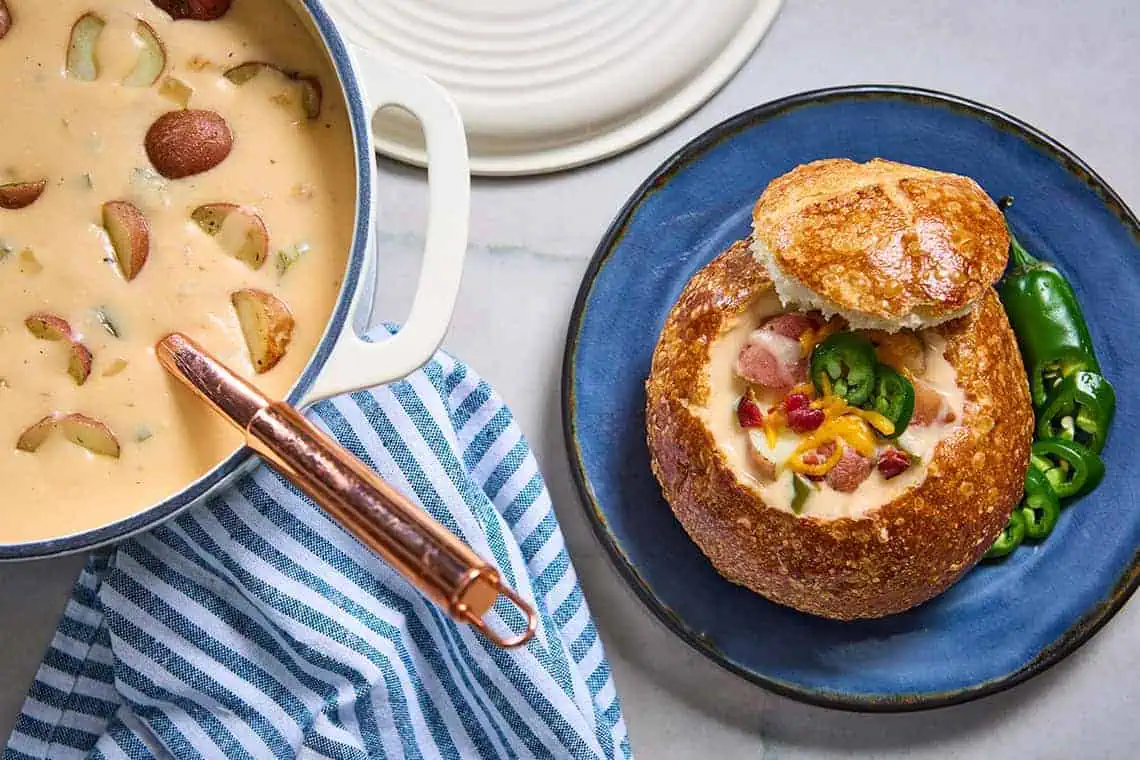 Jalapeño Popper Potato Soup