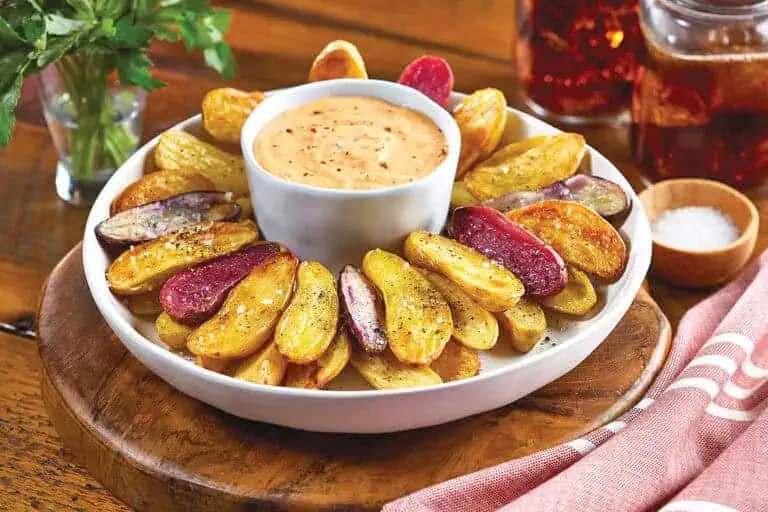 Oktoberfest Fingerlings with Savory Beer Cheese Dip