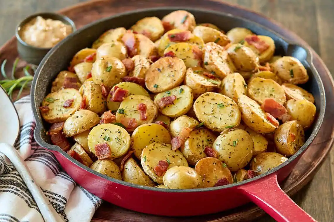 Rosemary Potatoes with Maple Bacon
