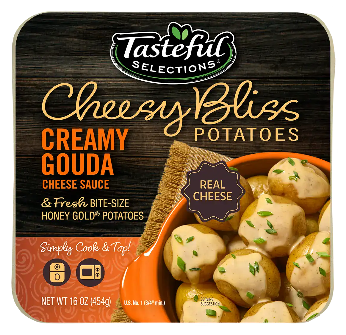 Cheesy Bliss Potatoes with Creamy Gouda Sauce Package